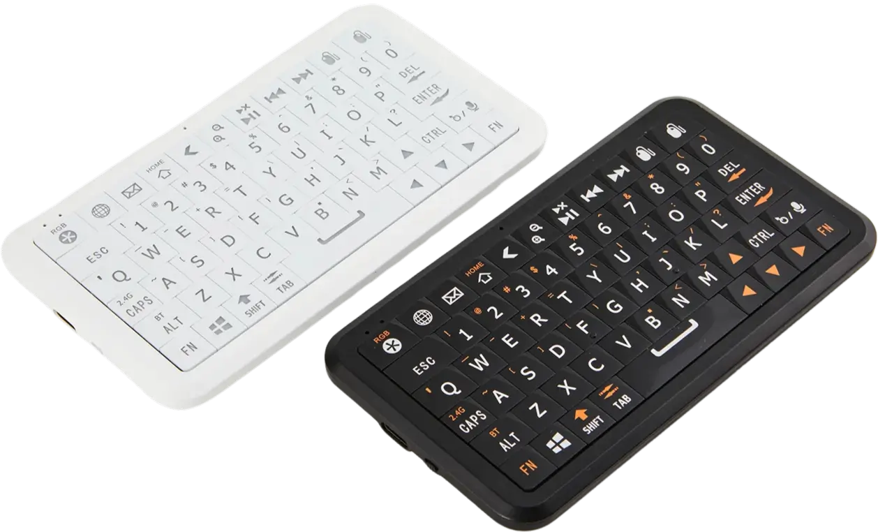 Home 1 winmaxle mobdel b1 mini wireless keyboard black and white
