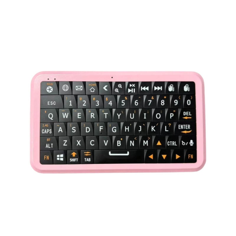 winmaxle mobdel b1 mini wireless keyboard black pink