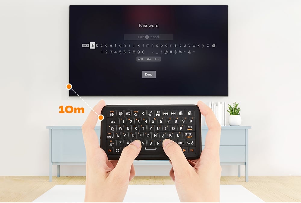 Home 23 winmaxle mobdel b1 small wireless keyboard 10m control
